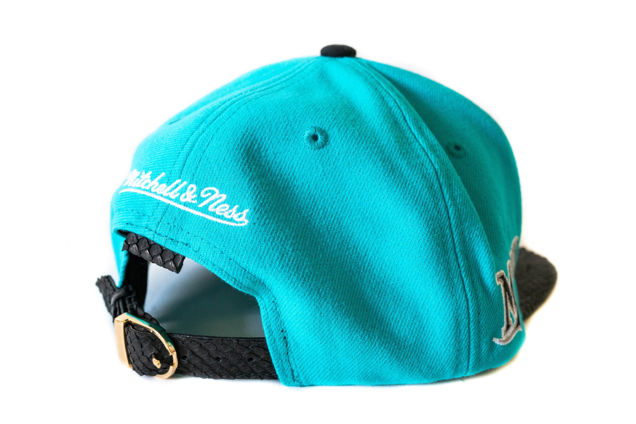Custom Mitchell & Ness Miami Marlins Basic Logo Strapback