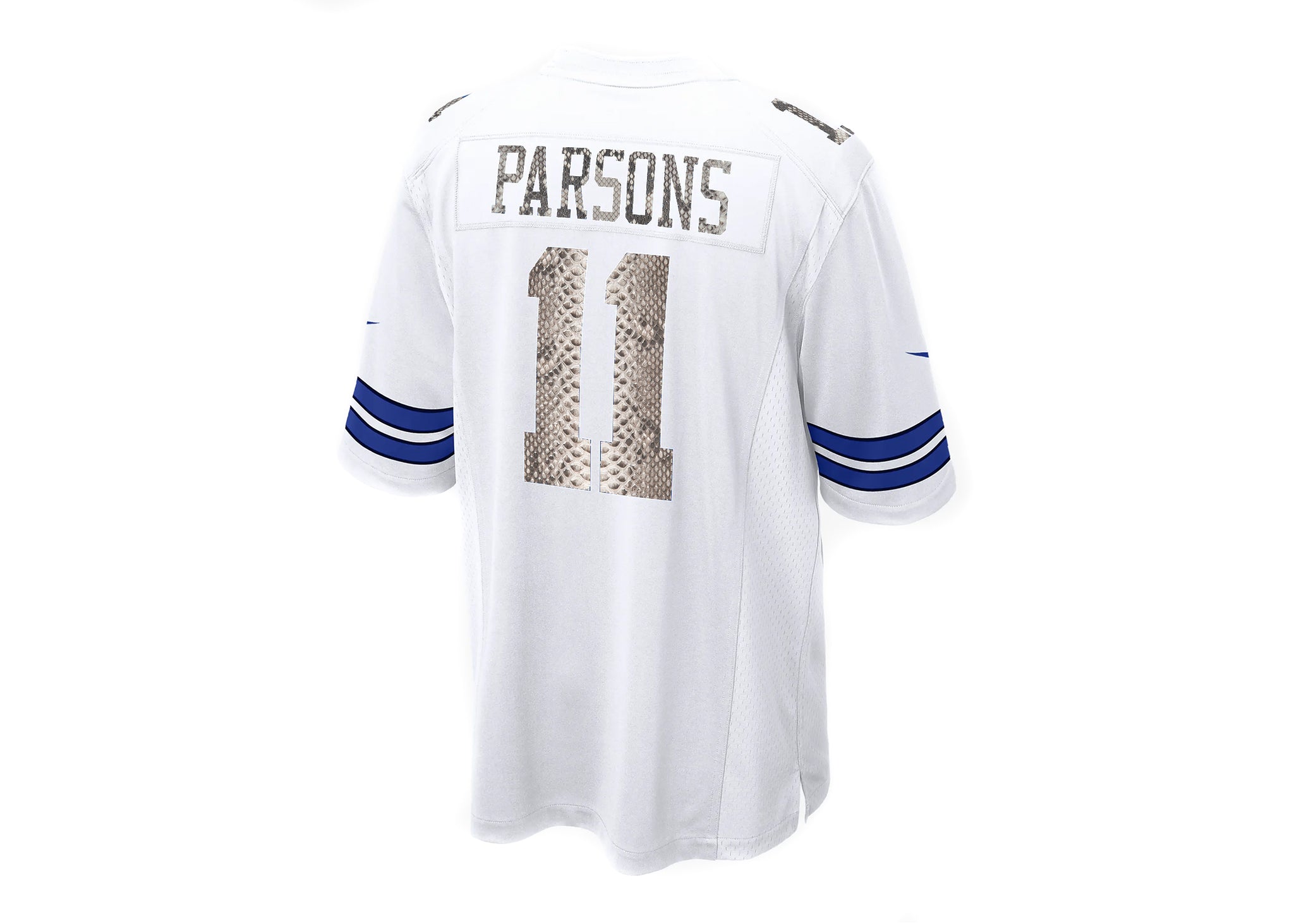 Custom Nike Micah Parsons Dallas Cowboys Python White Jersey