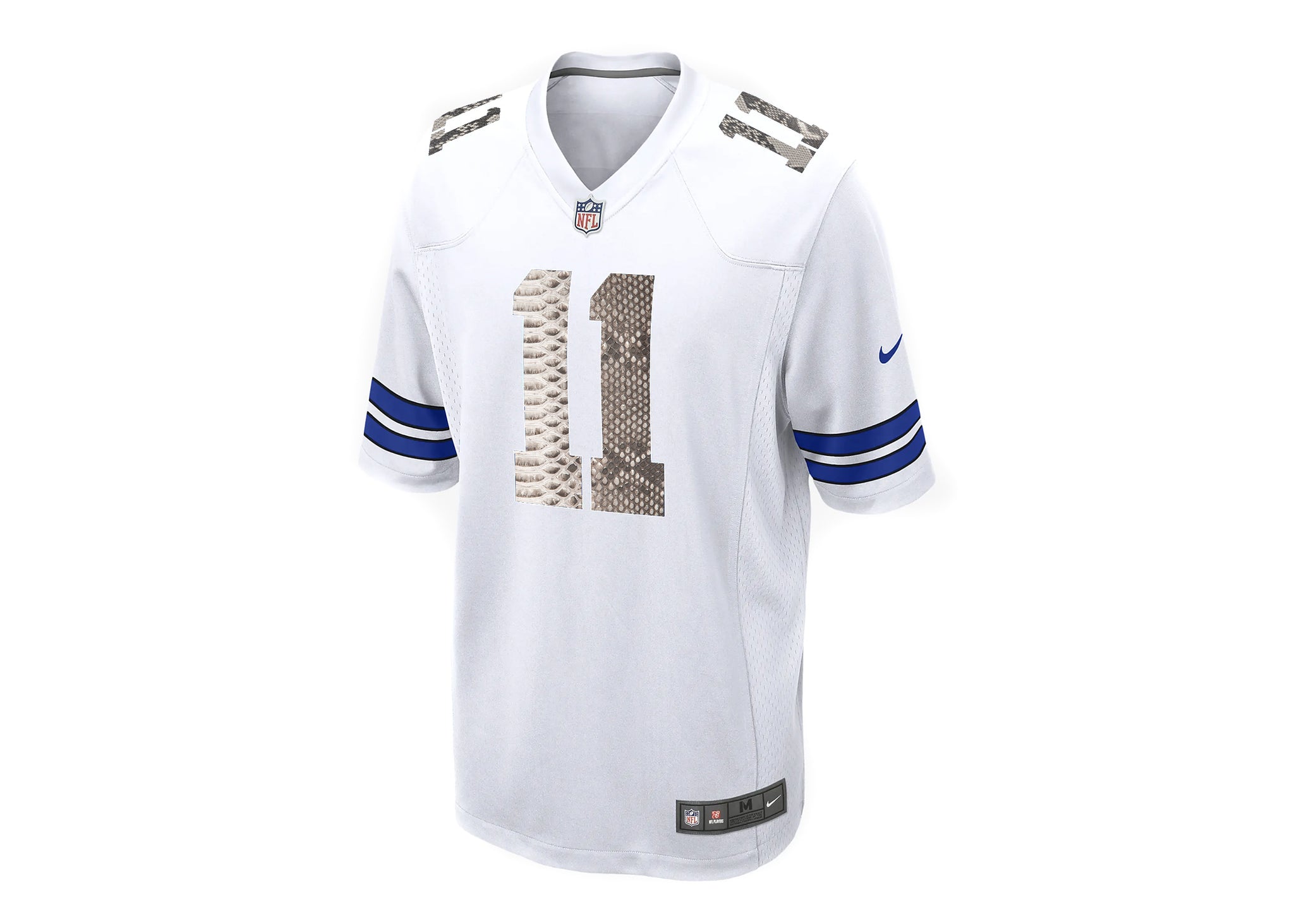 Custom Nike Micah Parsons Dallas Cowboys Python White Jersey