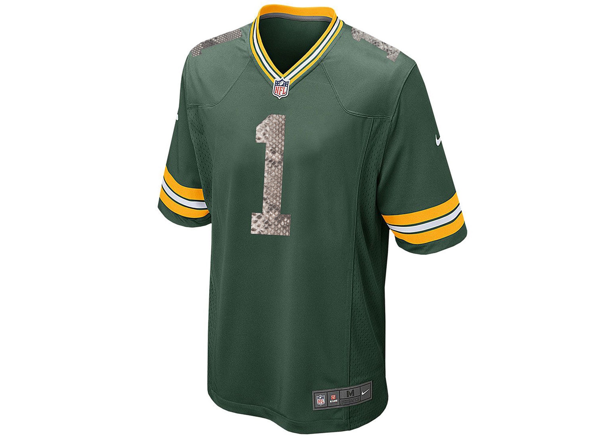 Custom Nike Micah Parsons Green Bay Packers Python Jersey (Green)