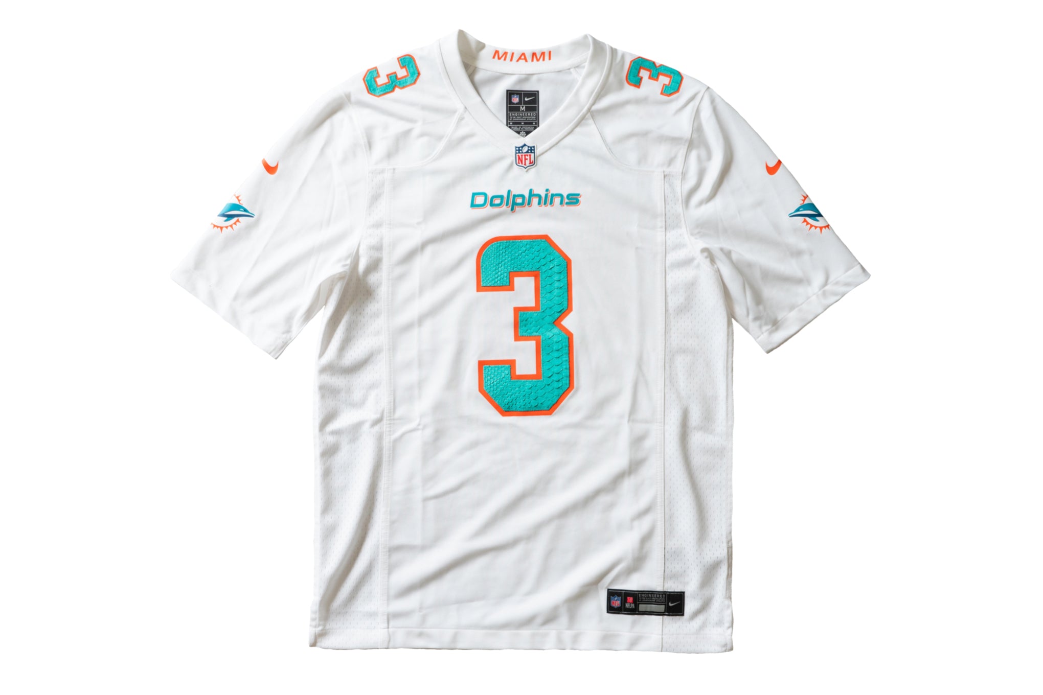 Custom Nike Odell Beckham Jr. Miami Dolphins Python Jersey (Home)