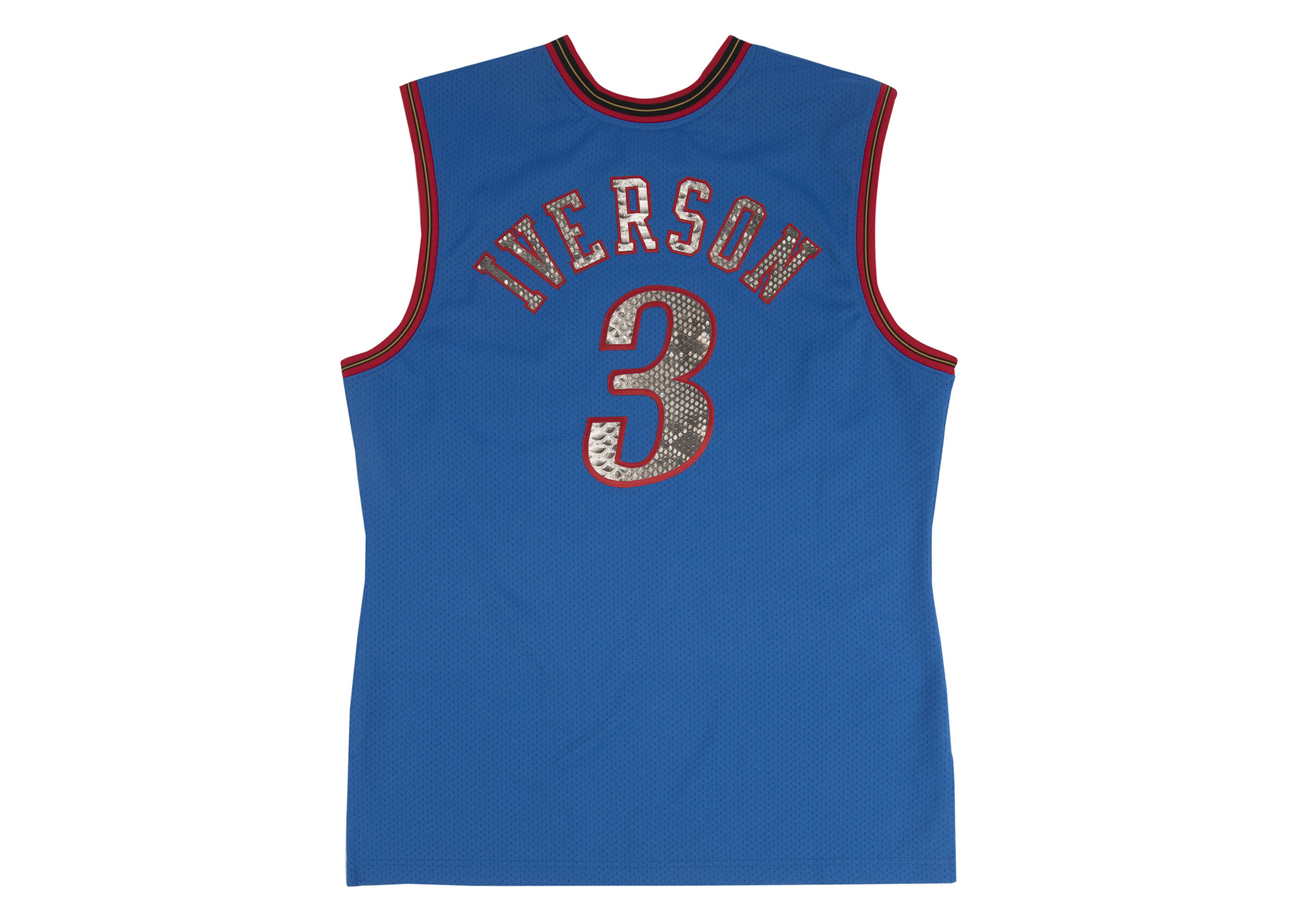 Custom Mitchell & Ness Allen Iverson 1999-2000 Philadelphia 76ers Python Jersey