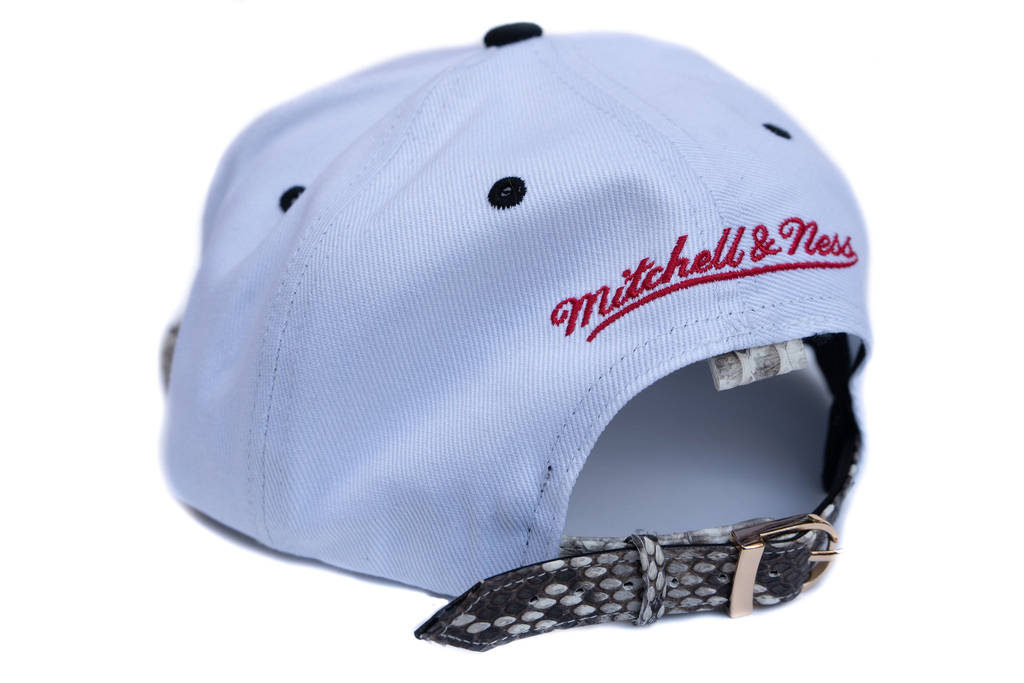 Custom Mitchell & Ness Chicago Bulls 1993 NBA Finals White Strapback