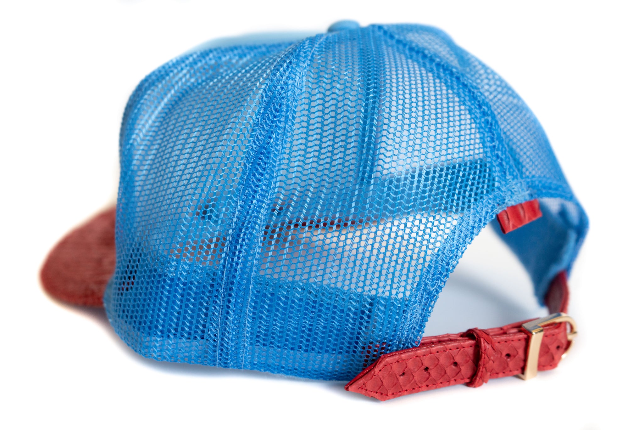 Custom HOUSTON OILERS Custom Python Trucker Hat Strapback