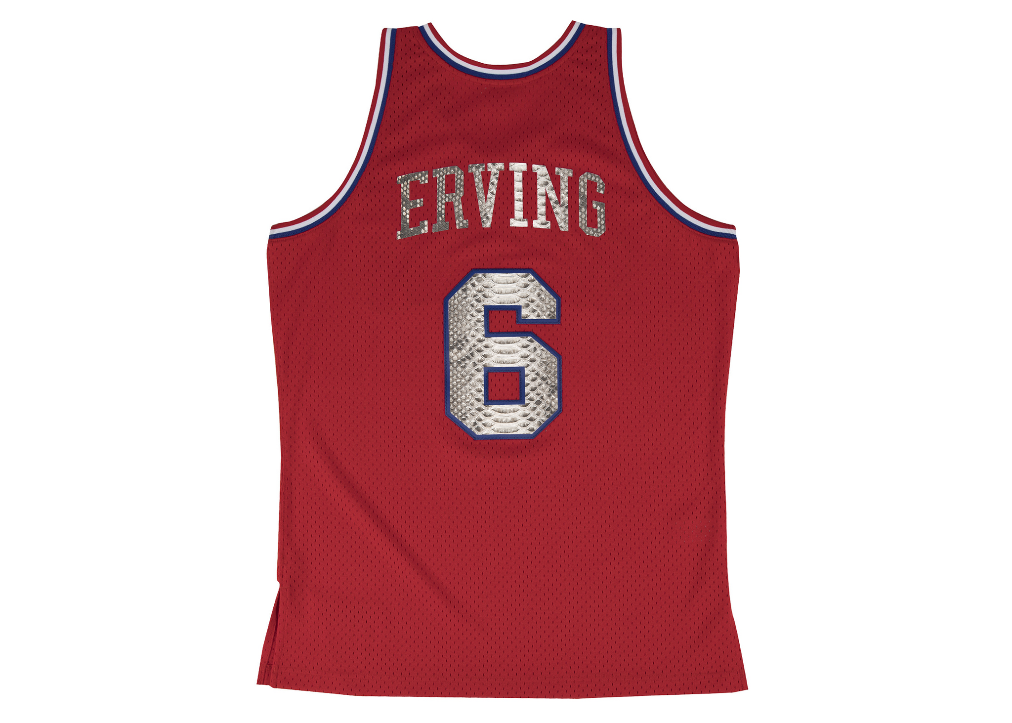Custom Mitchell & Ness Julius Erving Swingman Philadelphia 76ers Python Jersey