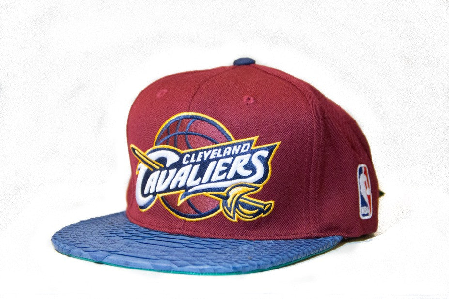 Custom Mitchell & Ness Cleveland Cavaliers XL Logo Strapback