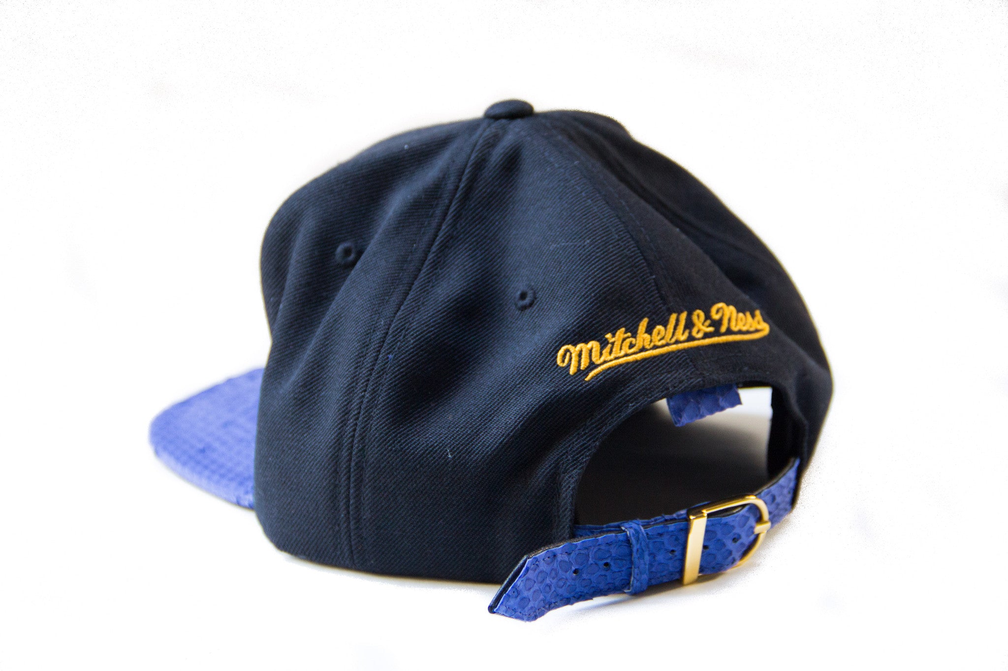 Custom Mitchell & Ness San Francisco Warriors XL Logo Strapback