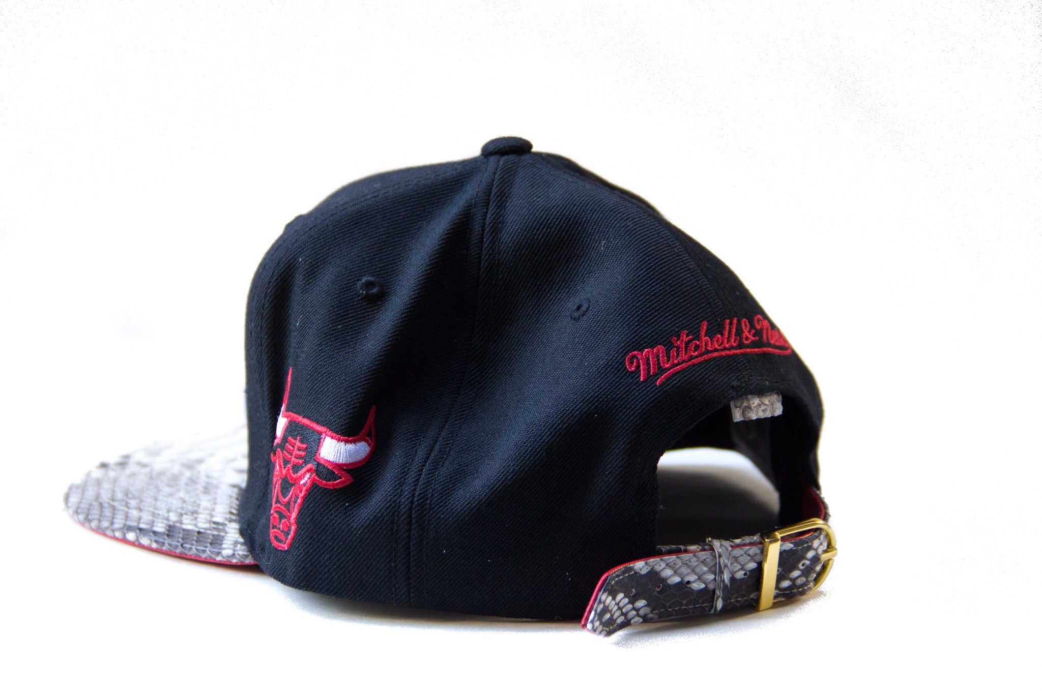 Custom Mitchell & Ness Chicago Bulls Classic Script Strapback