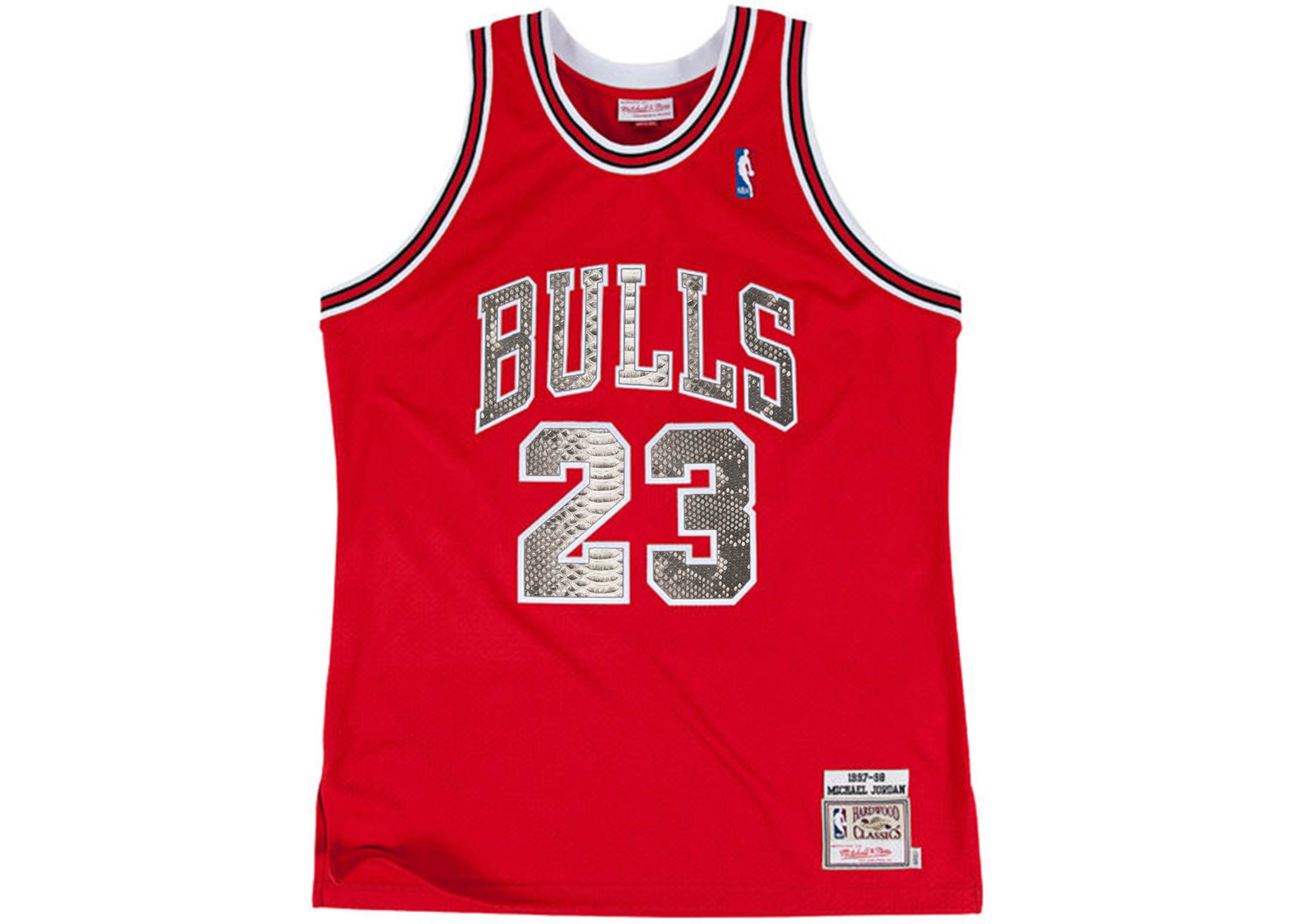 Custom Mitchell & Ness Michael Jordan 1997-1998 Chicago Bulls Python Jersey
