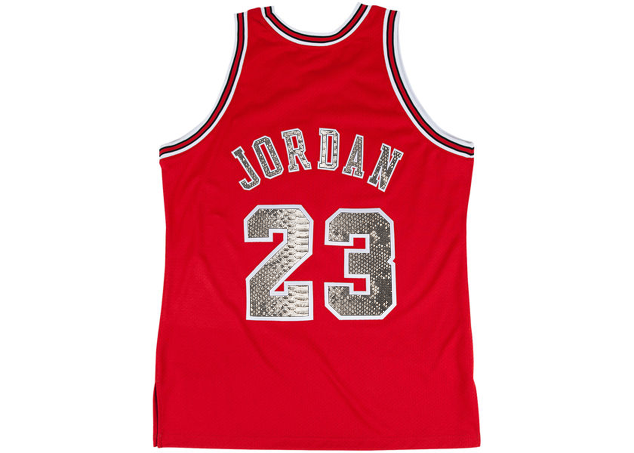 Custom Mitchell & Ness Michael Jordan 1997-1998 Chicago Bulls Python Jersey