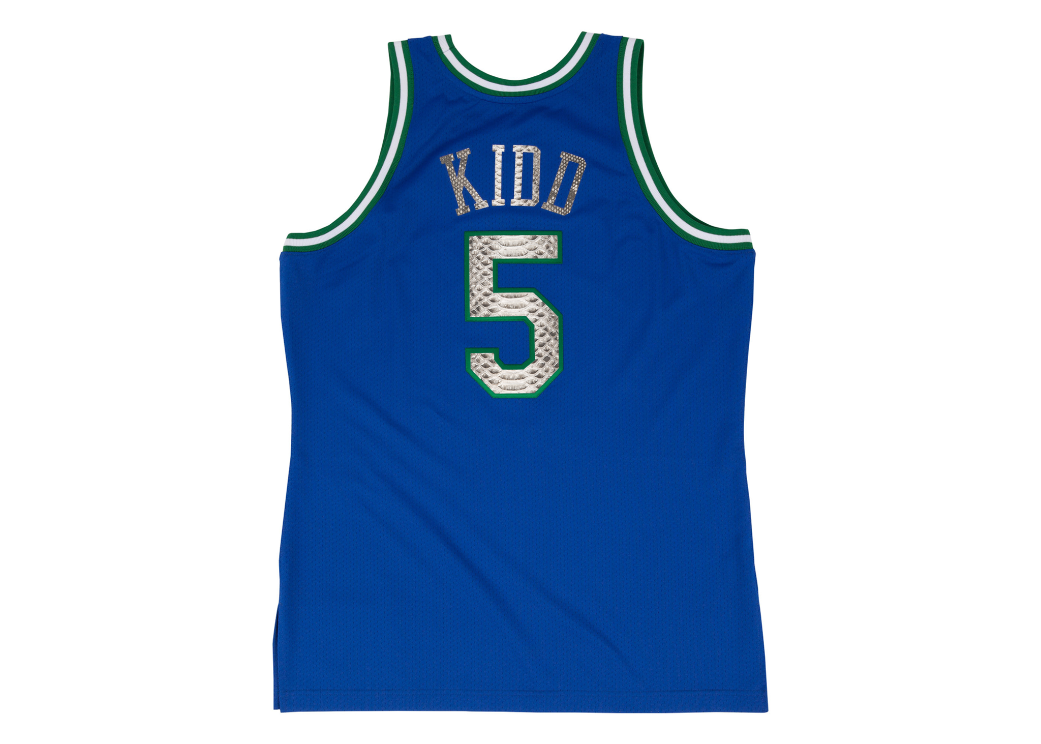 Custom Mitchell & Ness Jason Kidd 1994-1995 Dallas Mavericks Python Jersey