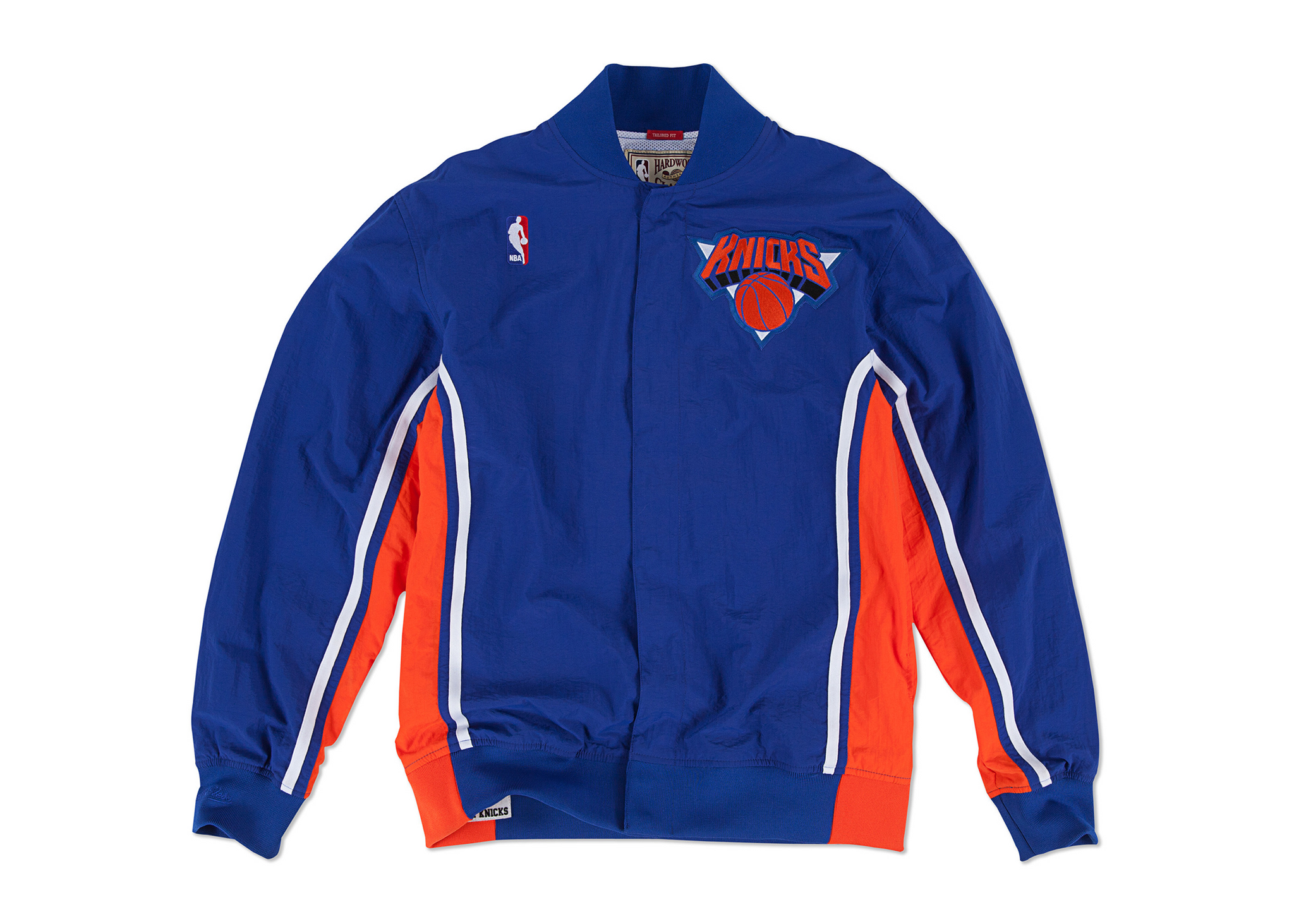 Custom Mitchell & Ness New York Knicks "Nothing But Net" Python Warm Up Jacket