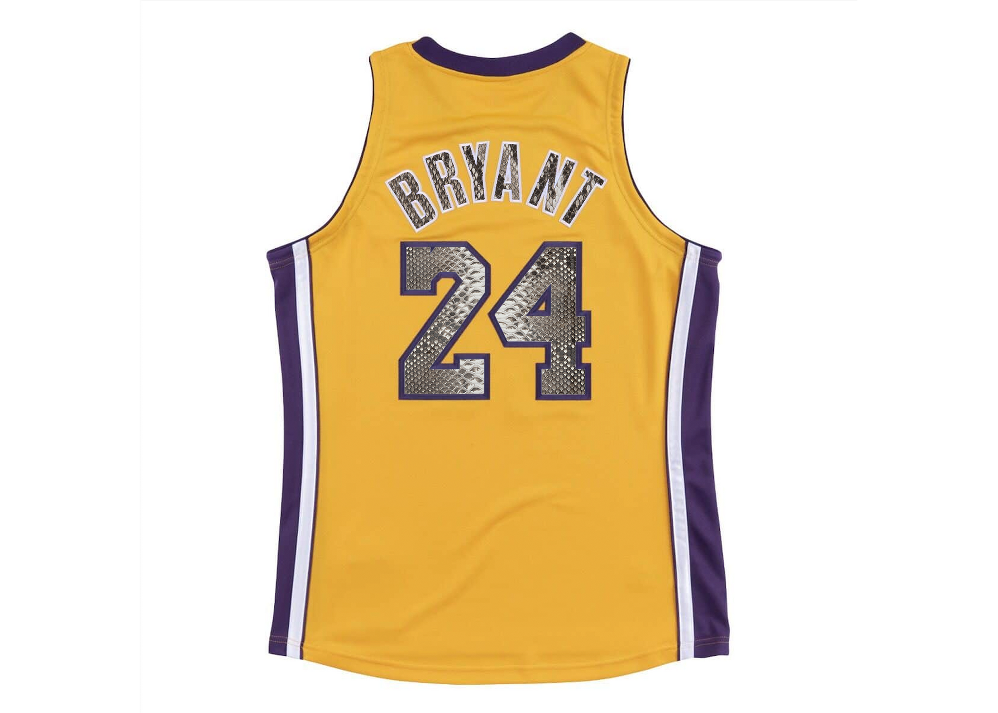 Custom Mitchell & Ness Kobe Bryant 2008-2009 Los Angeles Lakers Python Jersey
