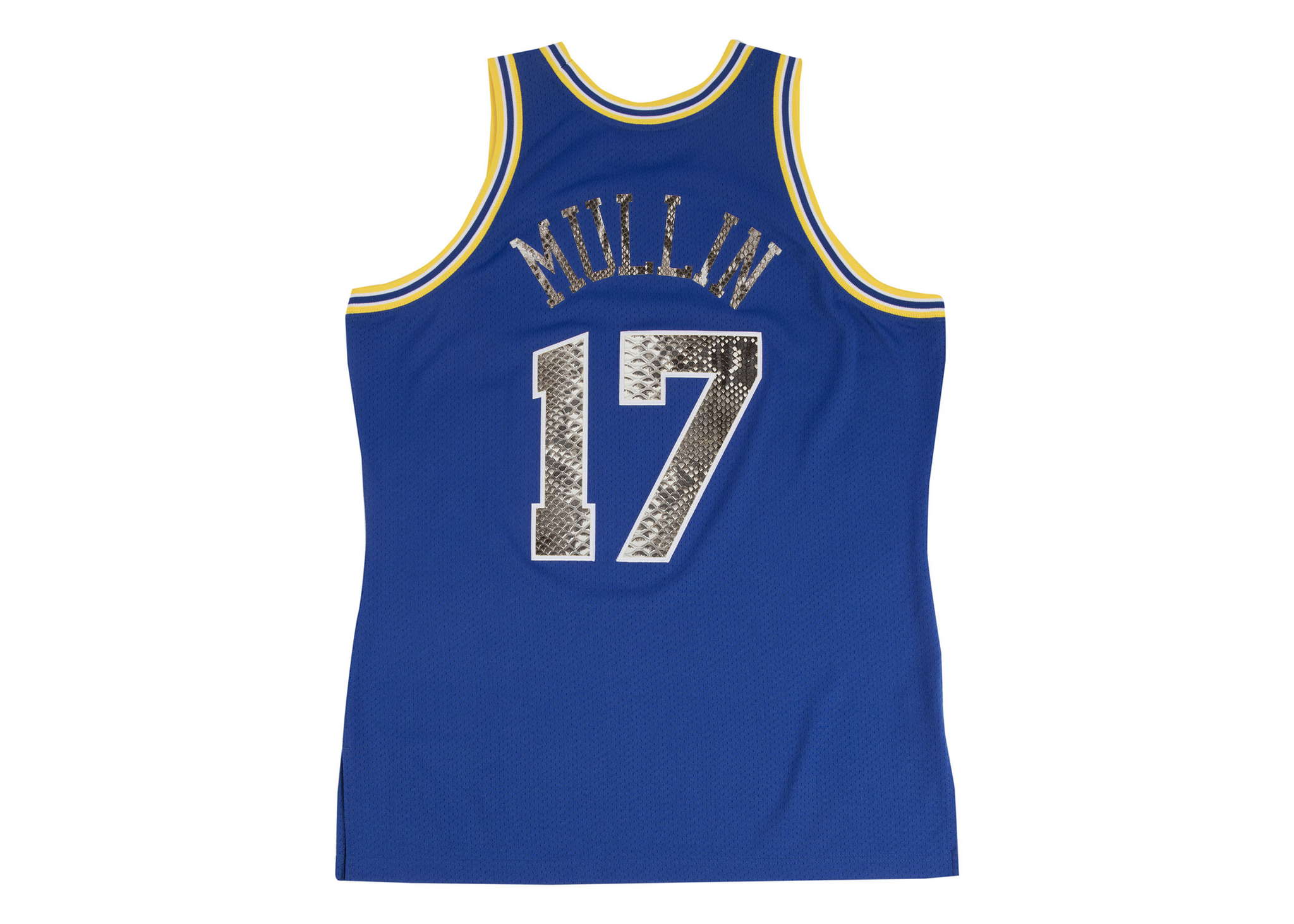 Custom Mitchell & Ness Chris Mullin 1993-1994 Golden State Warriors Python Jersey