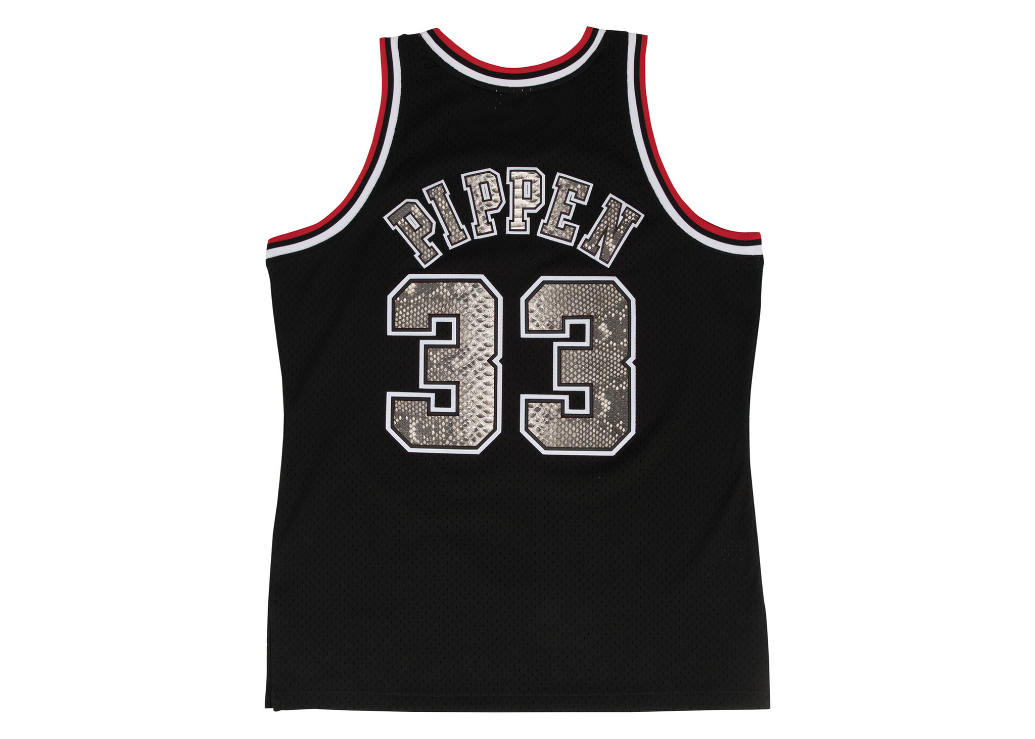 Custom Mitchell & Ness Scottie Pippen 1997-1998 Chicago Bulls Python Jersey (Away)
