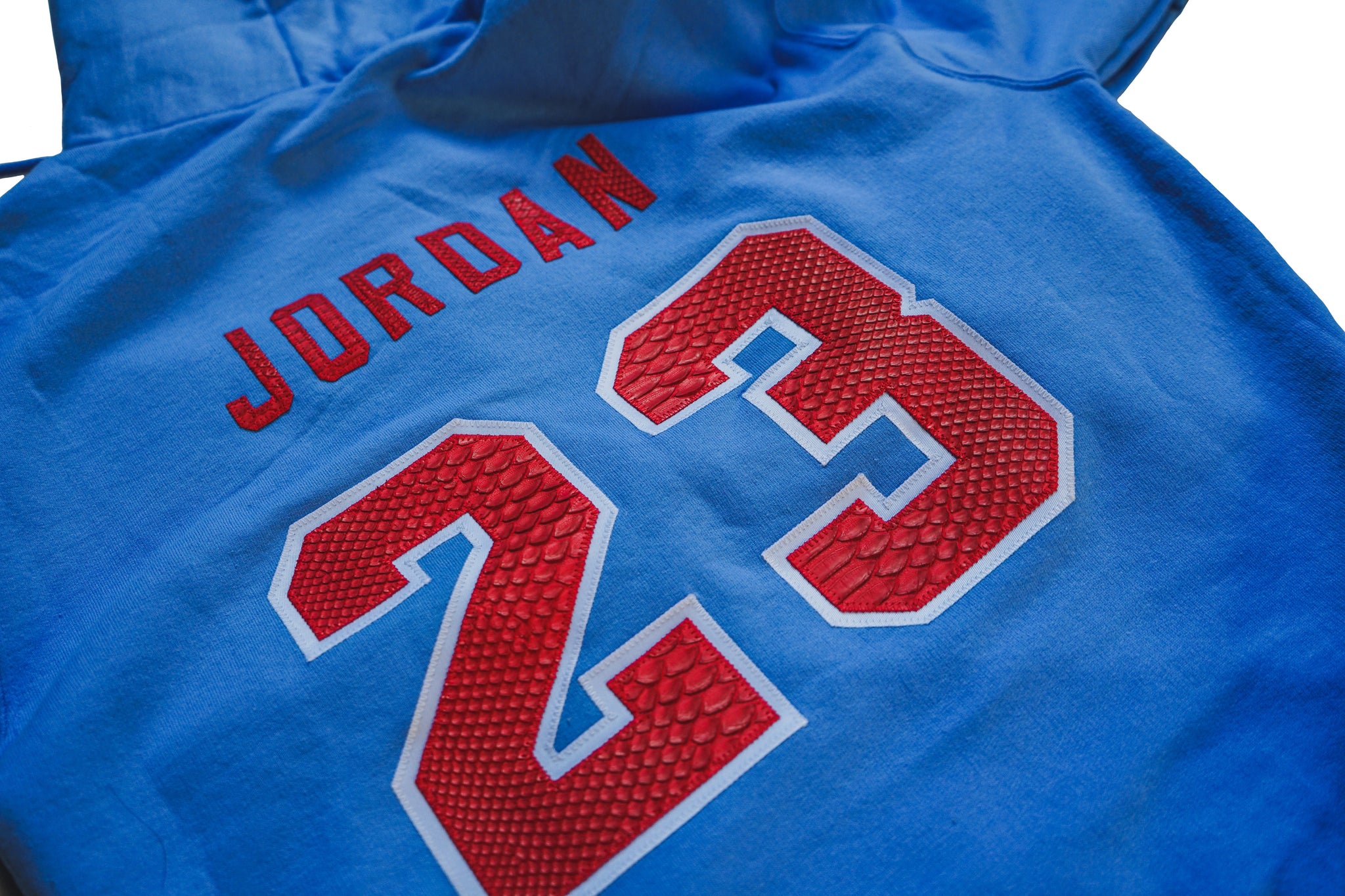 Custom Michael Jordan Chicago Bulls "Fearless" Python Hoodie