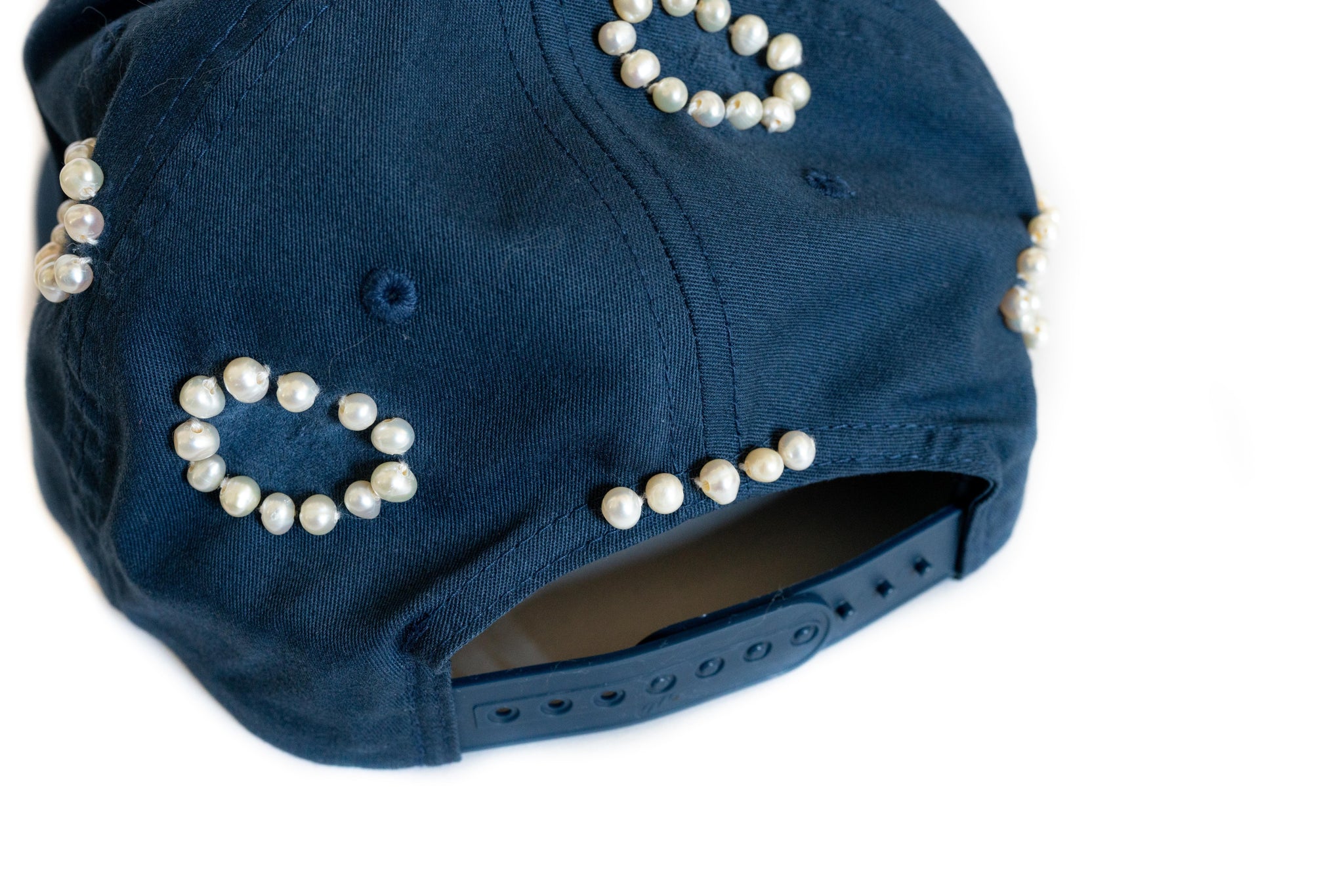 Custom Navy Blue Pearl Hat
