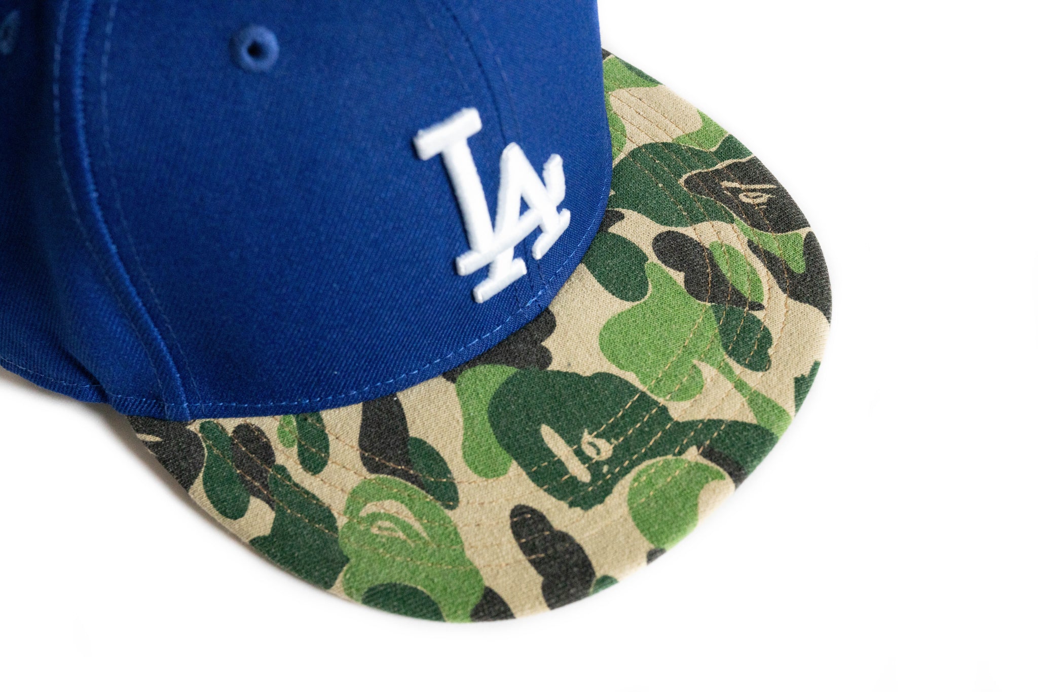 Custom BAPE x Los Angeles Dodgers Fitted