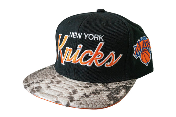Custom Mitchell & Ness New York Knicks Script Strapback