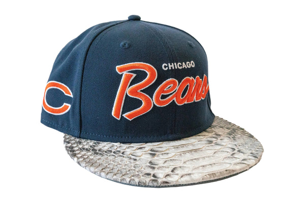 Custom New Era Chicago Bears Script Strapback