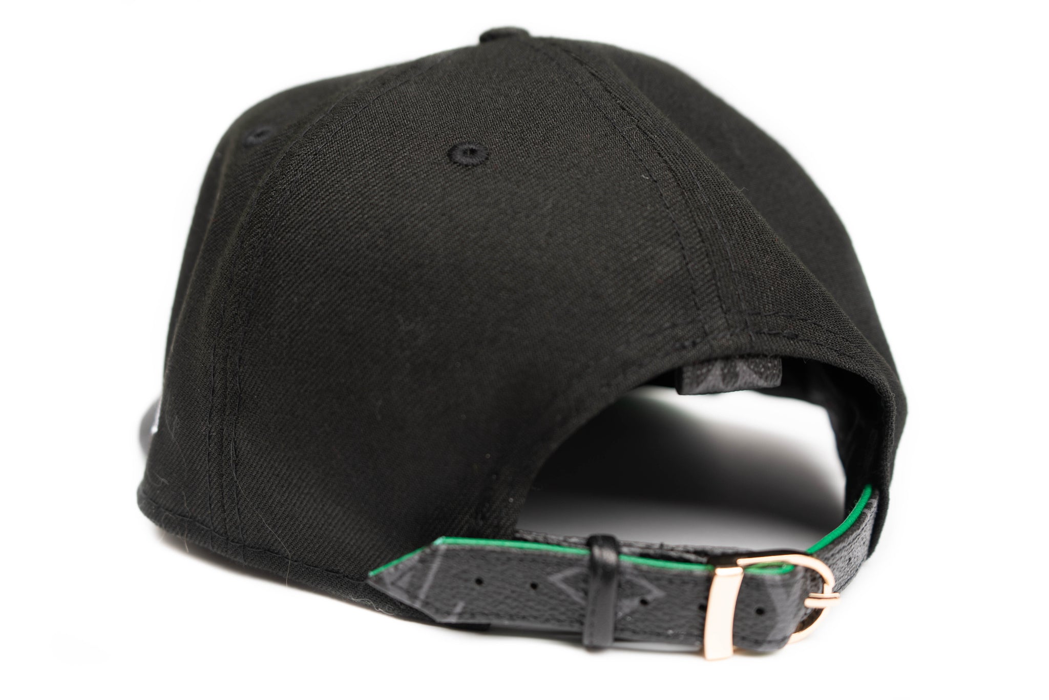 Custom New Era New York Yankees Black Louis Vuitton Strapback