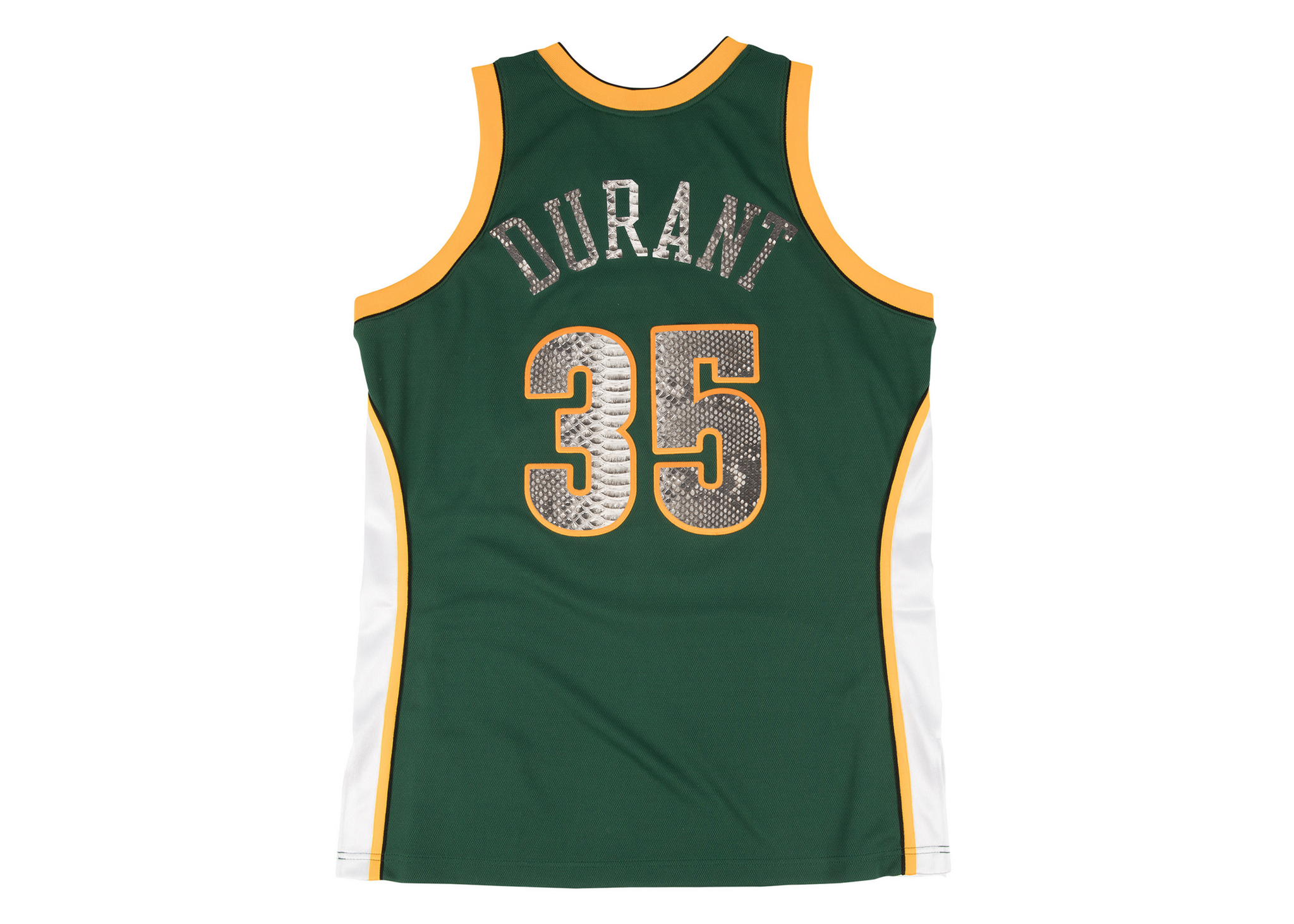Custom Mitchell & Ness Kevin Durant 2007-2008 Seattle SuperSonics Python Jersey
