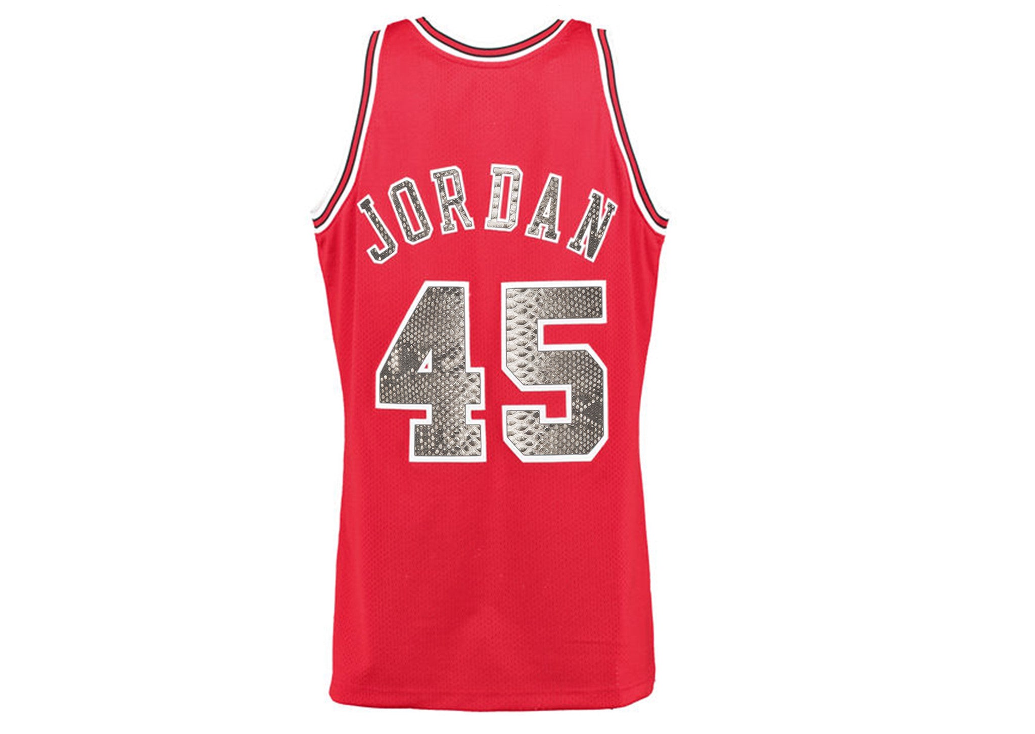 Custom Mitchell & Ness Michael Jordan 1994-1995 Homecoming Chicago Bulls Python Jersey