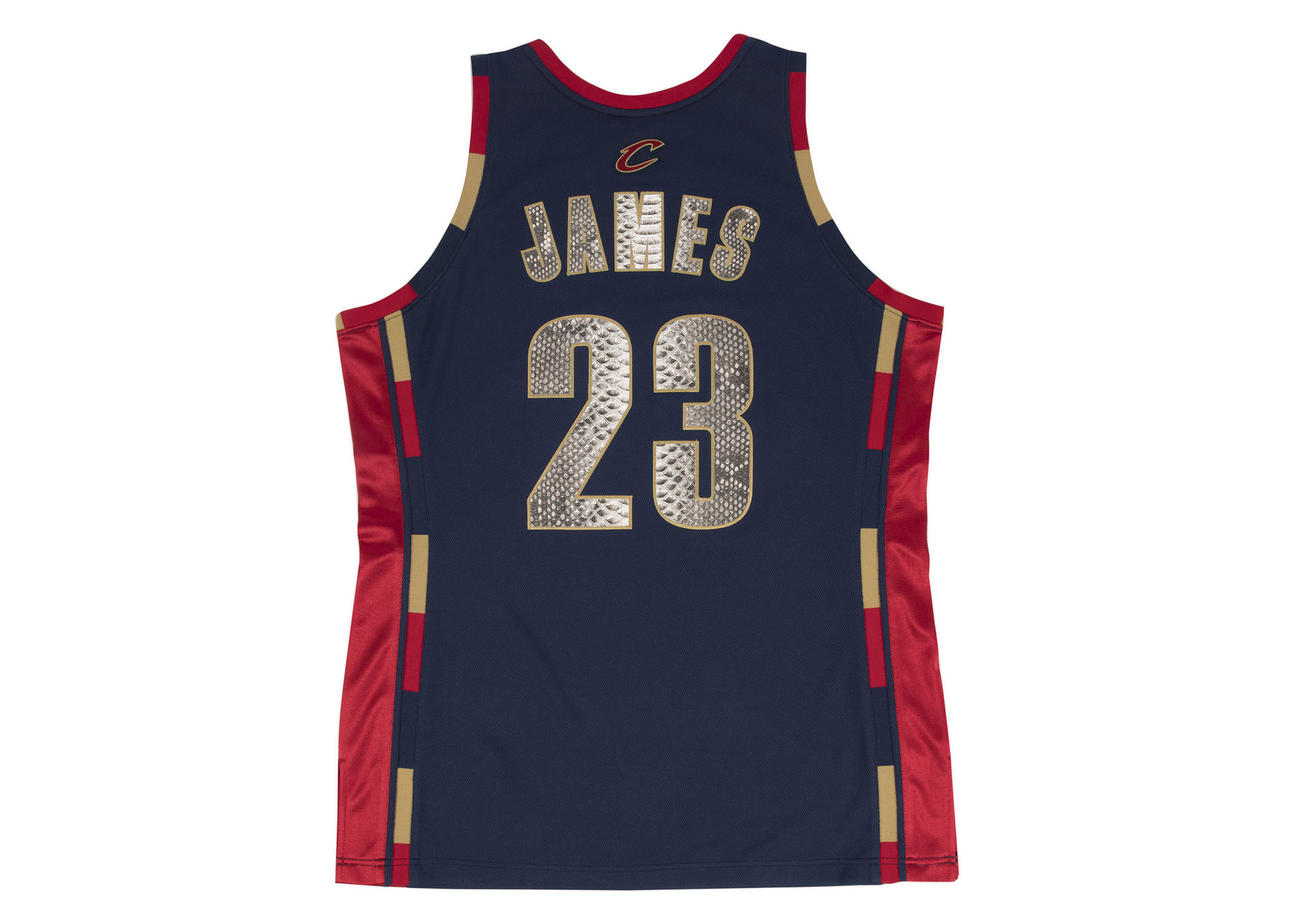 Custom Mitchell & Ness LeBron James 2008-2009 Cleveland Cavaliers Python Jersey