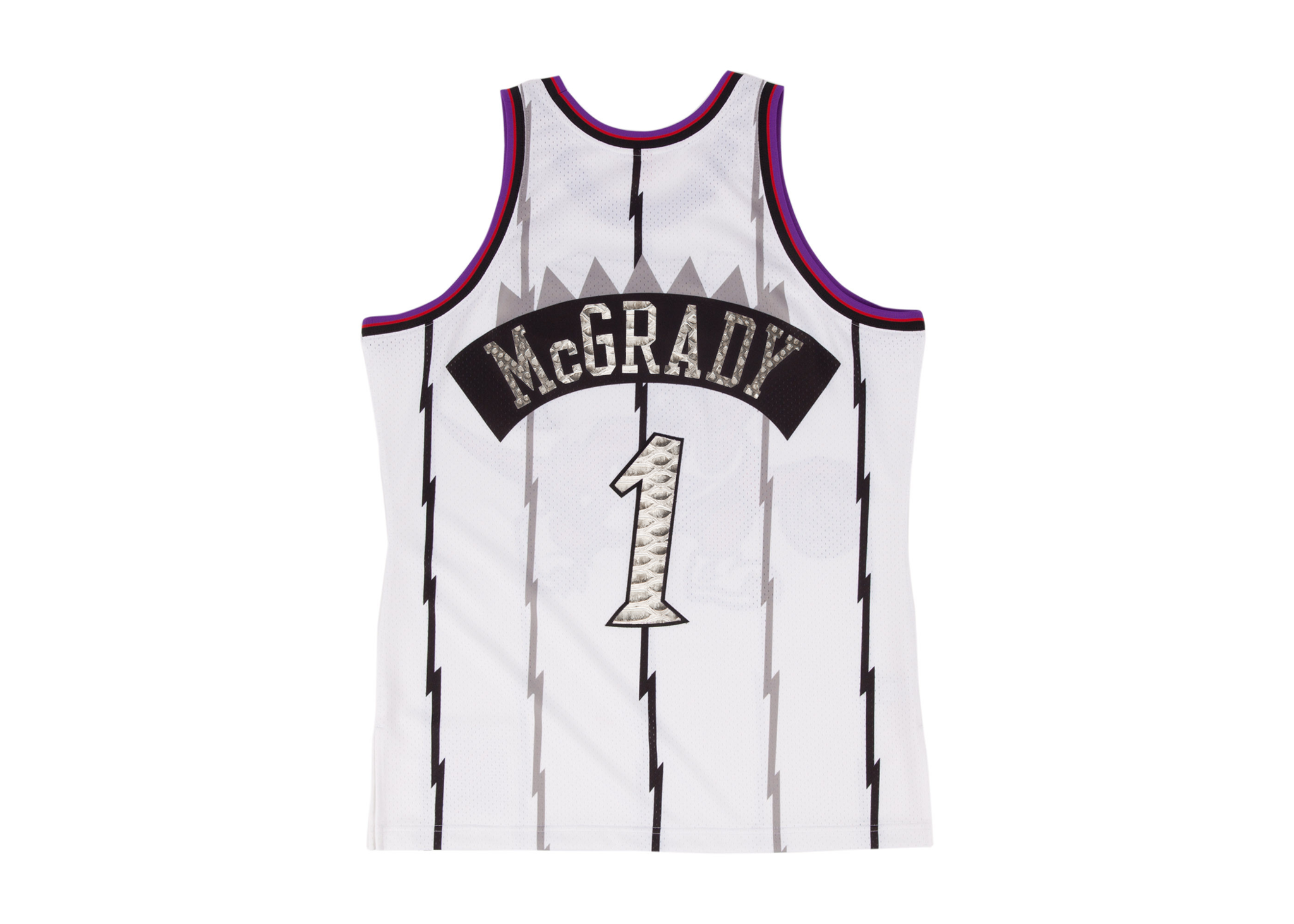 Custom Mitchell & Ness Tracy McGrady 1998-1999 Toronto Raptors Python Jersey