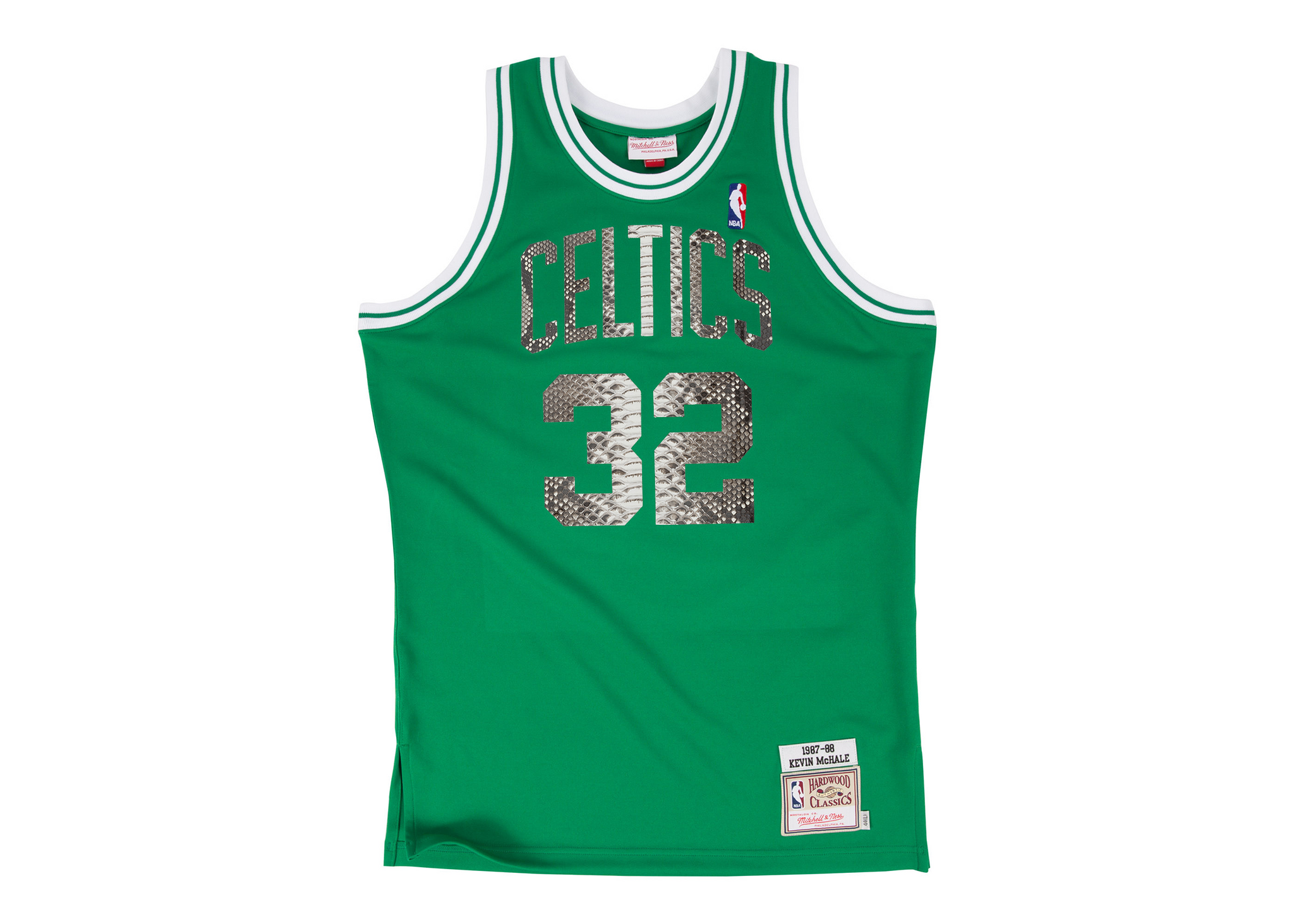 Custom Mitchell & Ness Kevin McHale 1987-1988 Boston Celtics Python Jersey