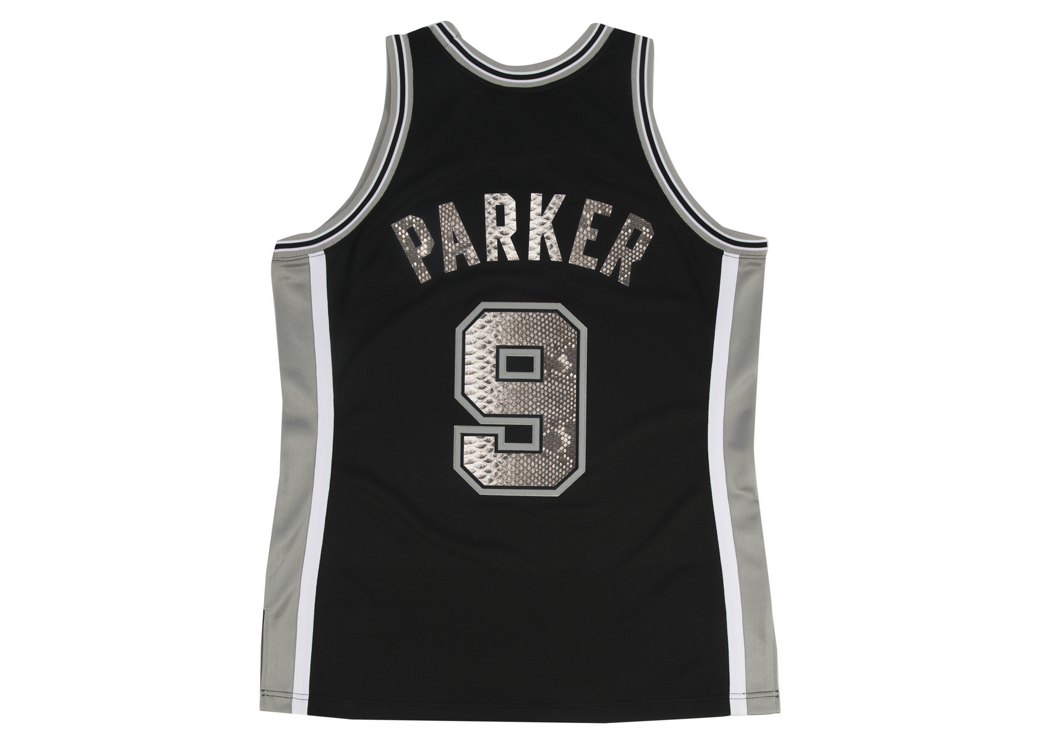 Custom Mitchell & Ness Tony Parker 2002-2003 San Antonio Spurs Python Jersey