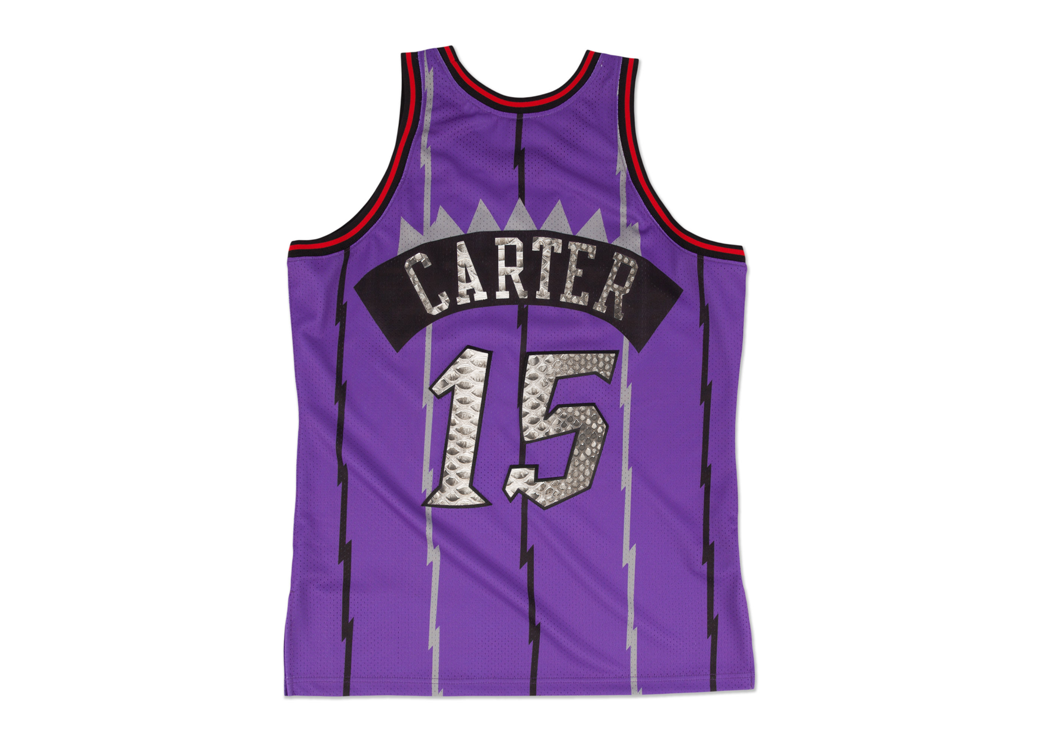 Custom Mitchell & Ness Vince Carter 1998-1999 Toronto Raptors Python Jersey