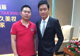 广州双赢平台与明星合影